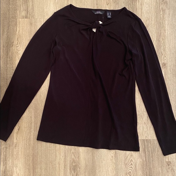 LAND’S END navy blue long sleeve women top/size XS - Picture 1 of 4